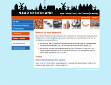 Tablet Screenshot of naarnederland.nl